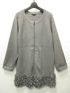 トゥービーシック　裾切替ニットカーディガン